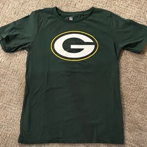 NFL Green Bay Packers Dark Green Logo Short Sleeve Tee
